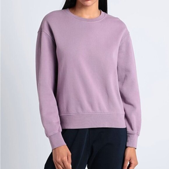 ✨ Colorful Standard Oversized Crewneck Sweatshirt Unisex Style Purple Haze - Picture 1 of 9